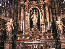 Baroque Madonna Altar at the Milan Cathedral
