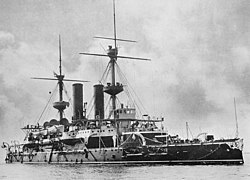 HMS Hood, British battleship, 1890s