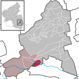 Läget för Lambrecht (Pfalz) i Landkreis Bad Dürkheim
