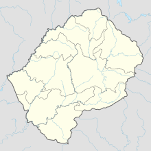 Karte: Lesotho