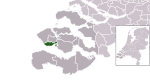 Location of Vlissingen