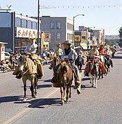 Youth on horseback in the parade