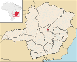 Localização de Monjolos em Minas Gerais