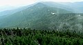 view from Mount Mitchell, North Carolina at 6,684 ft (2,037 m), the highest peak east of the Mississippi River