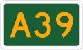 Alphanumeric route marker