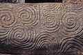 Arte celta encontrado en la entrada de Newgrange en Irlanda
