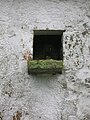 Owl hole at Lugton Ridge Farm, Scotland.