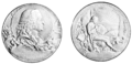 Medalla honorífica de Linné en la celebració del 200 aniversari del seu naixement