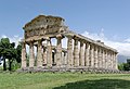 Templu griegu de Atenea (antes conocíu como de Ceres) en Paestum.