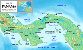 Мапа Панамы