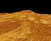 Snímek štítové sopky Sif Mons na Venuši, vytvořený na základě radarových měření