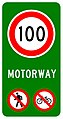 (A41-4) Motorway Begins (100 km/h speed limit)