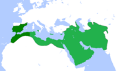 الدولة العباسية في أقصى اتساعها عام 850 م