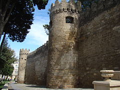 Fortress of the Old City of Baku, Azerbaijan Photograph: Murad Ahmadzada Licensing: CC-BY-SA-3.0
