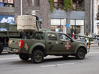 Богдан-2351 зі встановленим радаром AN/TPQ-49