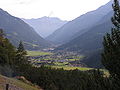 View from Stelvio Pass road