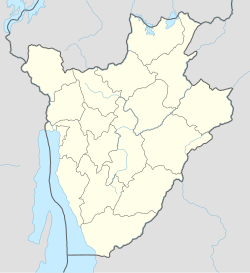 Gitega trên bản đồ Burundi