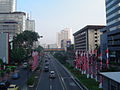 Jalan Thamrin, la strada principale del centro di Giacarta.