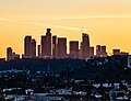 Sunset over downtown L.A.