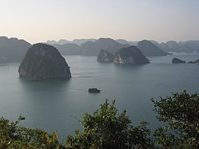 Ha Long Bay, view from Titop (Titov) Island