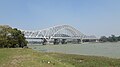 Sampreeti Bridge, crossing the Hooghly River, West Bengal