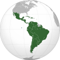 Localização da América Latina