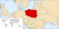 Localización de Polonia