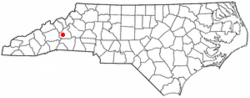 Location of Old Fort in North Carolina