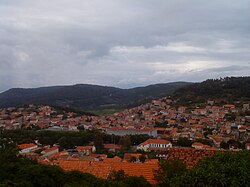 panorama of town