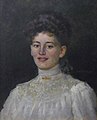 Portret van Daisy Muriel Pickering-Gideonse door Jan Hendrik Scheltema (1861-1941)