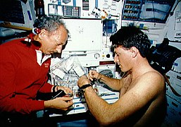 STS-45 Payload Specialist Frimout and MS Foale.jpg