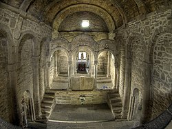 Interior de la iglesia de Santa Cristina de Lena, 852 (Lena)[5]​