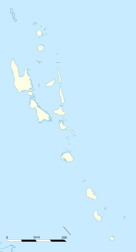 Erromango alcuéntrase en Vanuatu