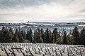 Vue du parc photovoltaïque du Chasseral.