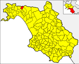 Calvanico – Mappa