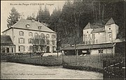 Anciennes forges d'Uzemain (carte postale Paul Testart).