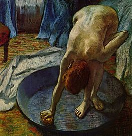 Edgar Degas, Donna al bagno, 1886, Farmington (Connecticut)