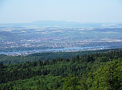 Aus 50 km vom Taunus­südhang aus