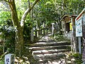 境内から続く焼山寺への遍路道