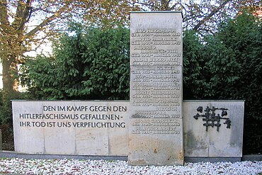 Memorial to victims of fascism affiliated with the Humboldt University, 6 Unter den Linden, in Berlin-Mitte