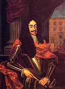 Leopoldo I de Habsburgo, imperador da Alemanha; era filho de Fernando III e de Mariana de Espanha, uma filha de Filipe III, e portanto sua prima afastada