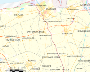 Poziția localității Saint-Folquin