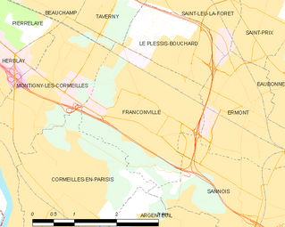 Carte de la commune.