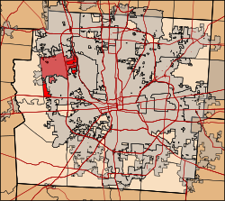 Location of Norwich Township in Franklin County.