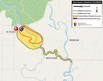 colour map of the battlefield