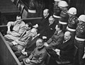 Image 9The defendants sitting in the dock during the Nuremberg Trials