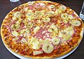 Pizza hawaïenne.