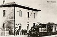 1911: la stazione di Turi all'arrivo del primo treno