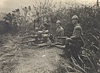 Soldados del Ejército brasileño en el frente durante la Revolución Constitucionalista de 1932.
