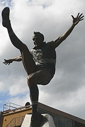 Statue of Ted Whitten,